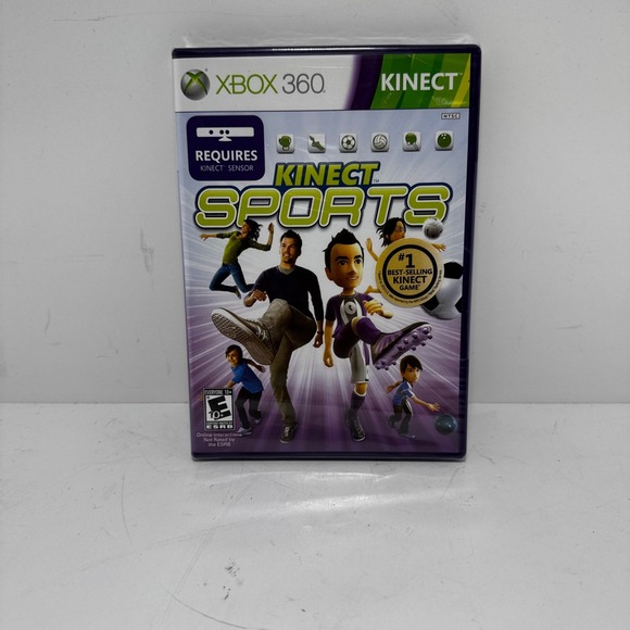 Microsoft Other - Kinect Sports Xbox 360 Game Microsoft Rare Factory Sealed New NTSC E10+